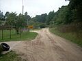 Exit from Garden, a village in the municipality of Lohmen