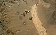 Satellite photo of Ivanpah (center)