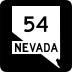 State Route 54 marker