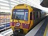 QR Interurban Multiple Unit at International Terminal station on its way to the Domestic Terminal