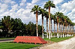 Summerlin Entrance Marker