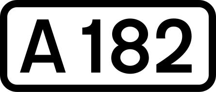 File:UK road A182.svg