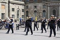 The band at H.M. birthday 2011.