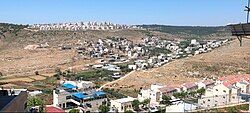 Wadi Fukin as seen from Beitar Illit