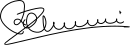 Zef Pllumi's signature