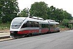 Class 93 diesel multiple unit at Åndalsnes station in 2007