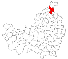 Location in Cluj County