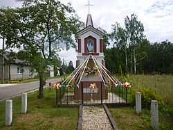 A chapel in Niedźwiad, Łódź province.