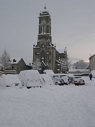 The church in Capdenac-Gare