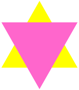 File:Pink triangle jew.svg