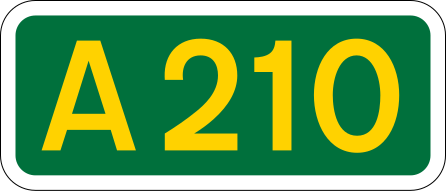 File:UK road A210.svg