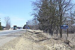 Looking east on Line 86 in Weissenburg