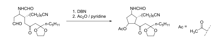 An example of aldol condensation