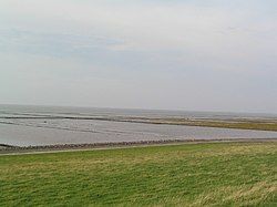 Land reclamation from the North Sea at Hedwigenkoog