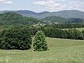 Laurel Mountain, West Virginia, at the westernmost limit of the Alleghenies