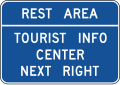 D5-7a Rest area - tourist info center next right