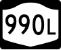 New York State Route 990L marker