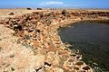 A salt mining area