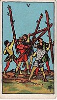 Five of Wands