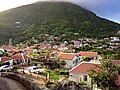 Windwardside, with Mount Scenery in the background