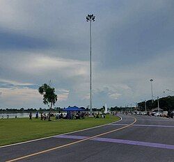 Cycling track around Bueng Si Fai