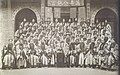 Taoist clergy of Baxian Temple [zh], Xi'an, wearing daopao and hechang, 1910-1911.