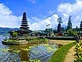 Image 98Beratan Lake and Temple in Bali, a popular image often featured to promote Indonesian tourism (from Tourism in Indonesia)