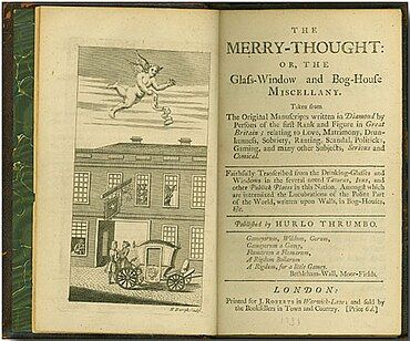 Frontispiece and title page to eighteenth-century miscellany