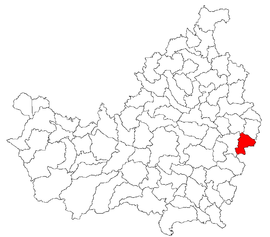 Location in Cluj County