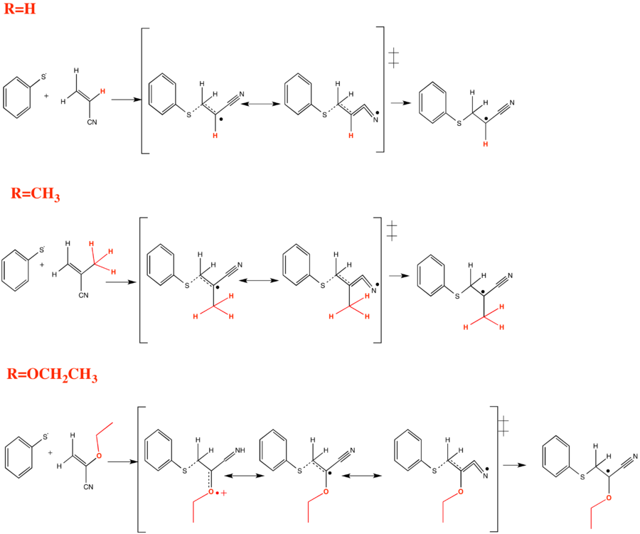 Captodative effect Resonace