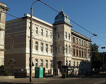 View on both buildings