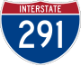 Interstate 291 marker