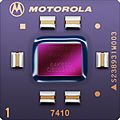 An illustration of Motorola's MPC7410 processor.