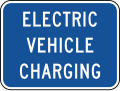 D9-11bP Electric vehicle charging (plaque)