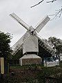 Post mill with roundhouse.