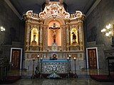 Church altar and reredos