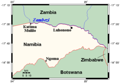 Location in Zambezi Region