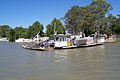 Smaller of two ferries at Mannum