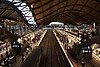 Northbound view from the Southern footbridge at Southern Cross