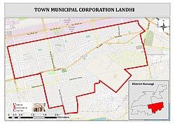 Landhi Town Map