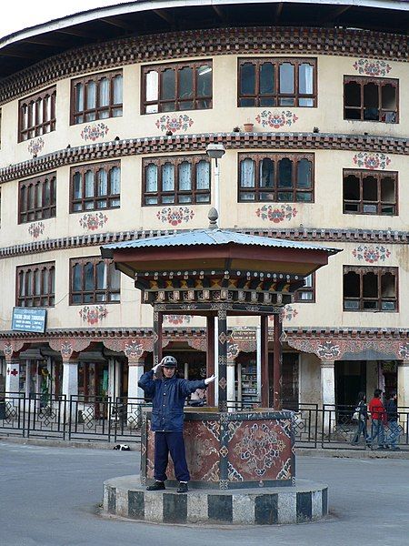 File:Traffic policeman, Thimphu.jpg