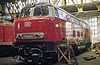 A diesel locomotive in AW Bremen, 1984