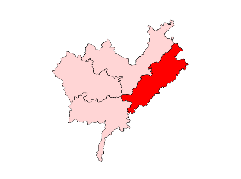 File:54-Kishanganj, Bihar constituency.svg