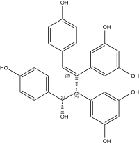 Chemical structure of amurensin A