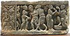 Bacchanalian scene, representing the harvest of wine grapes, Greco-Buddhist art of Gandhara, 1st-2nd century CE