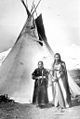 A tipi of the Nez Perce tribe, c. 1900