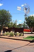 Quilpie public art in the main street