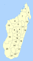 Image 32A map of Madagascar's regions (from Madagascar)