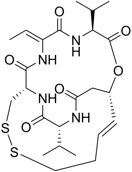 File:Romidepsin structure.png