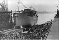 Launch of SS Ashby Park at the Pictou Shipyard in 1944